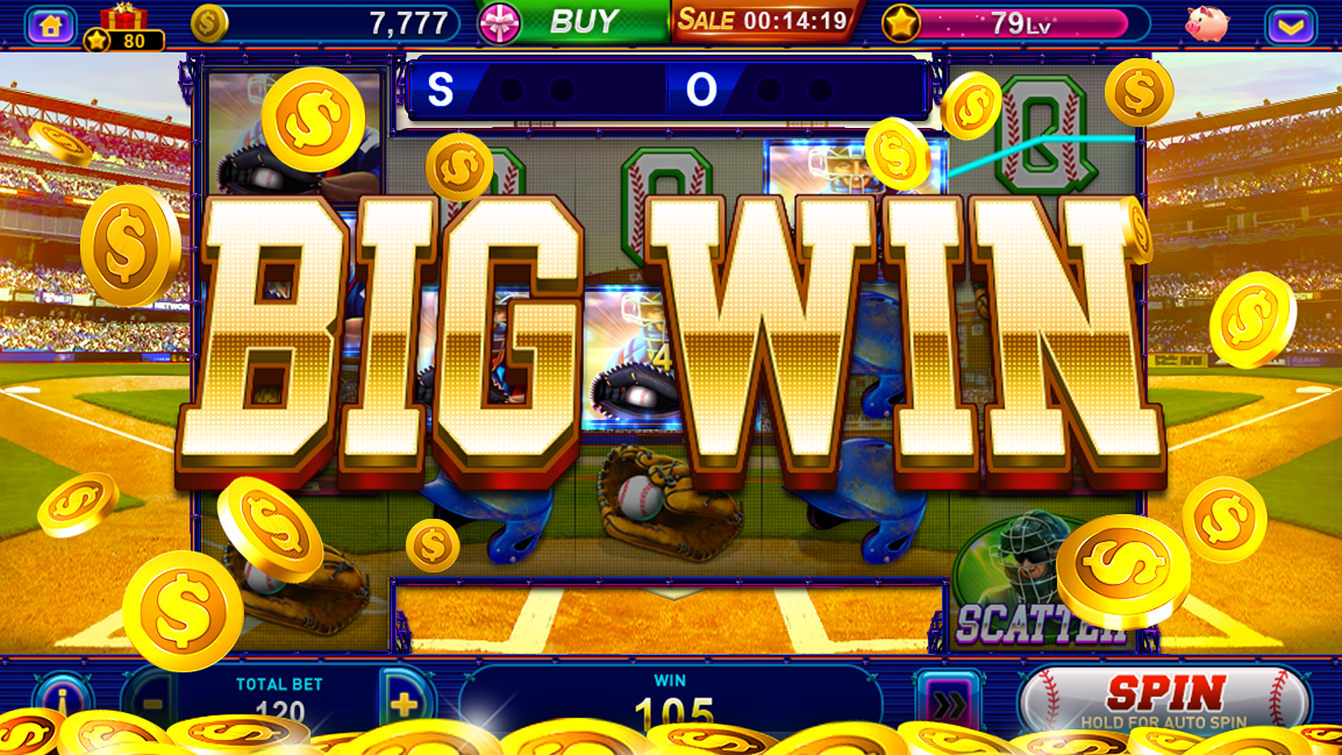 Giao diện sảnh game chính của ứng dụng win999