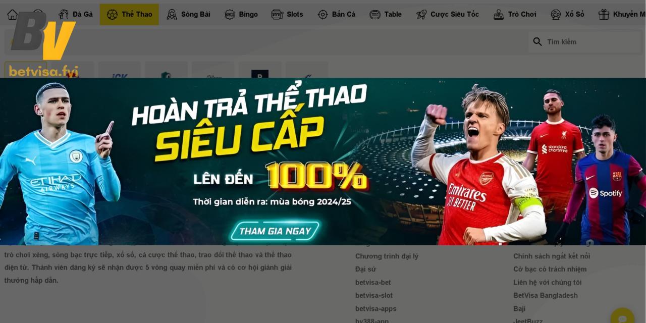 Tính năng cá cược thể thao trong ứng dụng win999